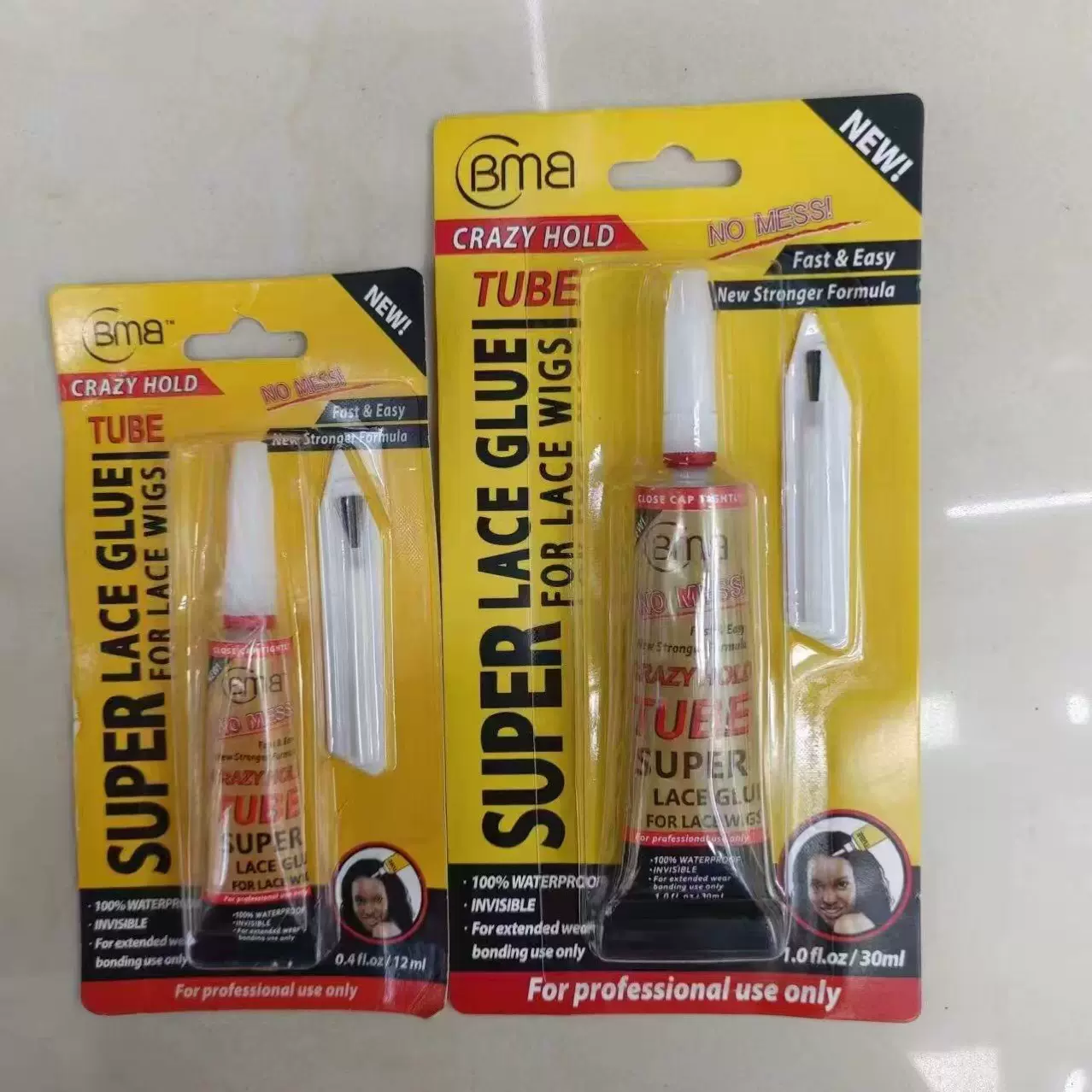 现货批发假发胶水BMB Super12ml/30ml生态胶睫毛胶蕾丝胶套装厂家