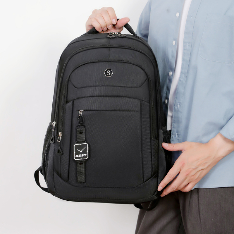 Mochila de gran capacidad Bolso multicompartimento para hombre Mochila deportiva Bolso de computadora para estudiantes universitarios Bolso de viaje con barra de tracción colgante