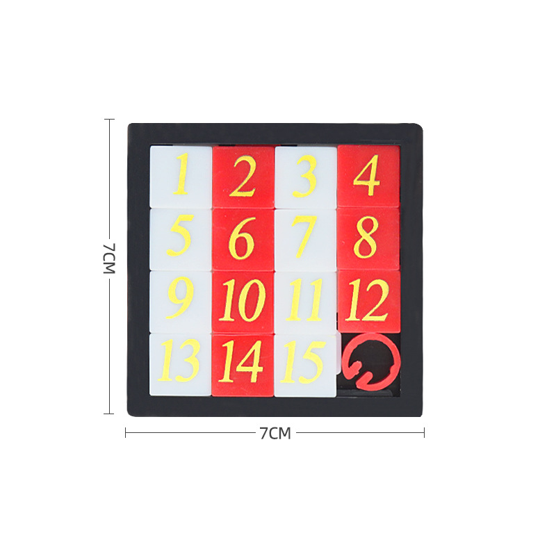 Dorado digital huarong camino nostálgico rompecabezas deslizante de los niños educación temprana inteligencia desarrollo juguete escuela kindergarten regalo