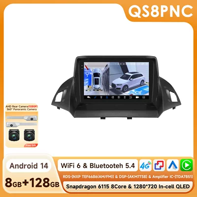 DVD Navigation: Maverick 9-inch HD Large - with-360-camera-8128g-wifi4g-version-6115-carplay-eight-core-9-inch-for-ford-maverick