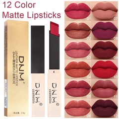 DNM small gold bar lipstick matte long-lasting non-stick cup lipstick natural waterproof velvet matte lipstick cross-border exclusive