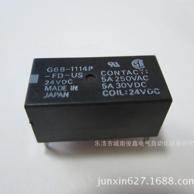 原装正品 小型继电器G6B-1114P-FD-US 24VDC