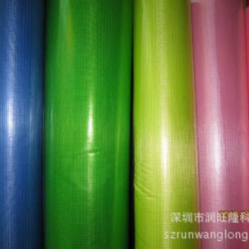 透明夹网PVC布文件袋料涂层贴合运动户外防护防水面料三防