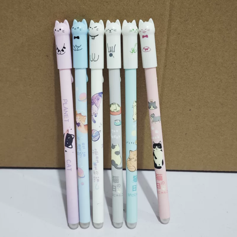Милый erasable стерка ручка стираемая скотч ручка для учащихся начальных классов