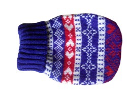 Nueva bolsa de agua caliente abrigo de punto jacquard bolsa de agua caliente de lana cubierta de punto de calentamiento de la mano de inyección de agua de pie portátil