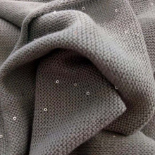 花式纱特种纱 30支丝光珠片纱 99%黏胶1%涤纶