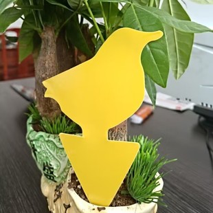 Yellow Double-Sided Garden Insect Trap Board for Home Use, Sticky Insect Trap Paper for Catching Yellowish Fruit Flies, Flies, Small Flying Insects, Wasps, and Flies