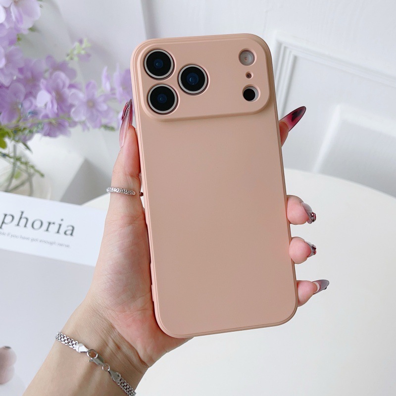 DIY适用苹果17手机壳仿液态直边iphone16硅胶15promax全包磨砂14|undefined