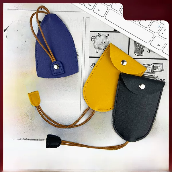 Women's Car Pull-out Key Bag Cute Portable Personalized Large Capacity Small Drawstring Storage Keychain Bag Pendant