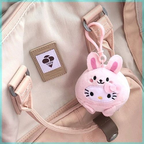 Cute hellokitty pendant plush bag pendant girl soft-hearted cute couple keychain pendant small doll