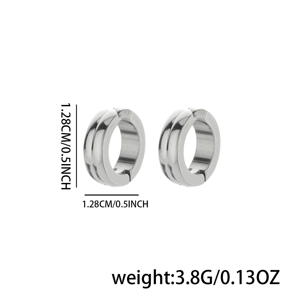 Herren Clip-ohrringe Ohne Piercing Minimalistischer Ohrschmuck_voghion.com