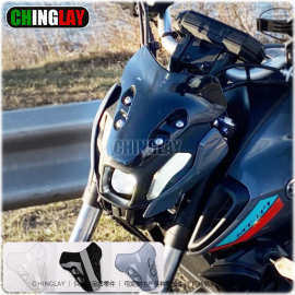 适用于YAMAHAMT-072021-2024摩前小挡风仪表风罩扰流罩防晒防风