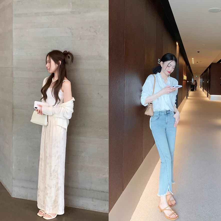 Versión de piel de oveja ~ Grape Madre con el estilo francés delgado cinturón de hadas cabeza cuadrada delgada zapatillas de tacón alto zapatillas de verano para mujeres