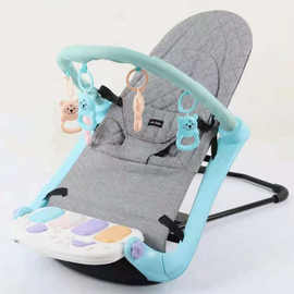 哄娃神器脚踏琴婴儿摇摇椅自动安抚女孩平衡懒人摇篮袋装可调节1