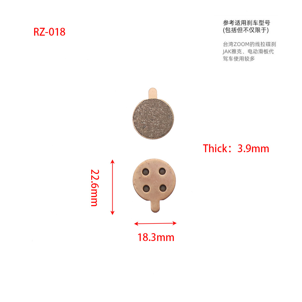 Bicicleta de montaña Disco sinterizado a base de cobre Pastillas de freno Pastillas de freno totalmente metálicas M355 BB5 M355 M446