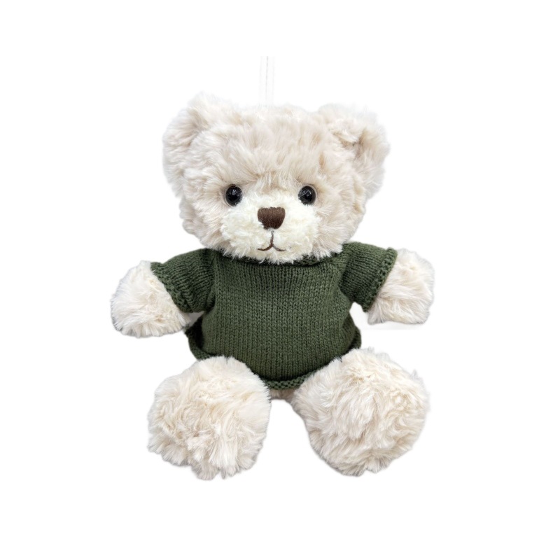Máquina de muñecas agarrar 8 pulgadas ropa Teddy Bear juguetes de peluche impresión de muñecas LOGO regalos de eventos corporativos