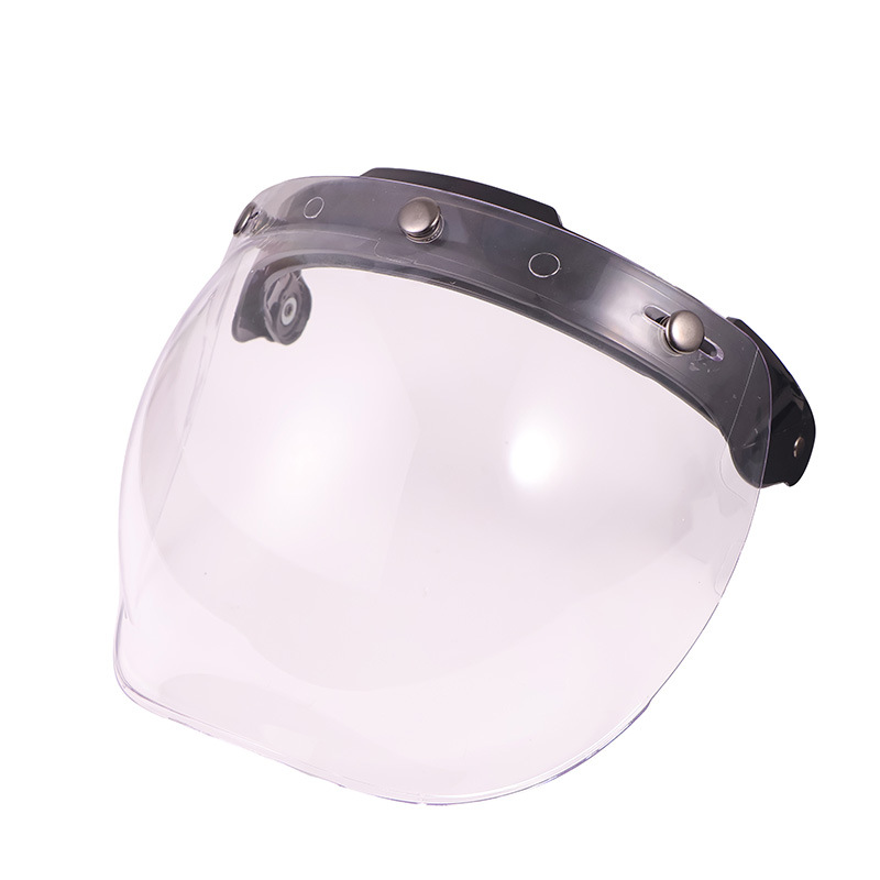 Visera de Burbuja para Casco de Motocicleta Tres Botones PC TPU Resistente a Arañazos image 9