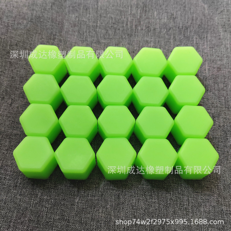 No. 15 Car Tire Screw Cap 15mm Wheel Hub Decorative Nut Silicone Cover Anti-Rust and Dust-Proof Colorful Protective Cover