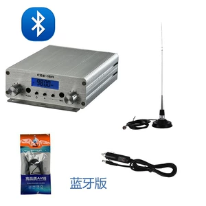Bluetooth 15W CZE-15A simsiz stereo FM ötürücü audio gücləndirici avtomobil radiosu