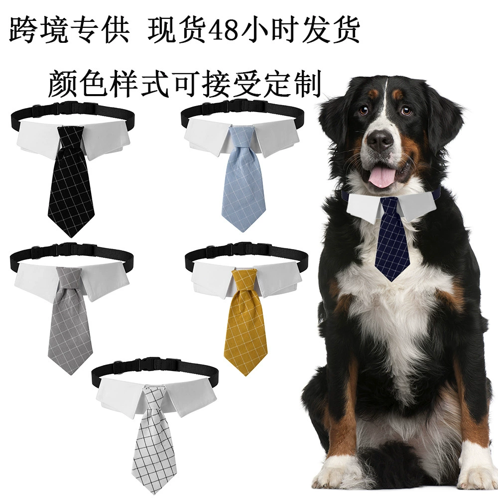 Фабрика спот через границу специально для джентльменов собак сетки день рождения украшения галстук для домашних животных свадебный костюм памятный воротник