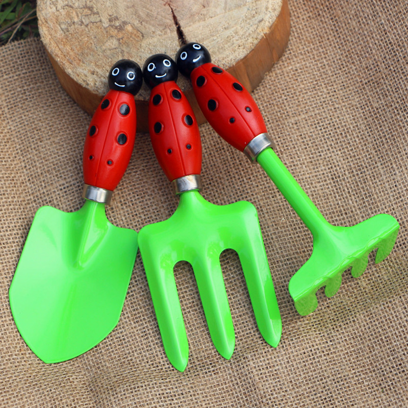 Herramientas de jardinería para niños, juguetes de pala, plantación de maceta doméstica, jardín de infantes, plantación de flores, excavación de arena, atrapar artefactos marinos