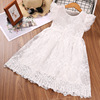 Summer dress, children's clothing, with short sleeve, western style