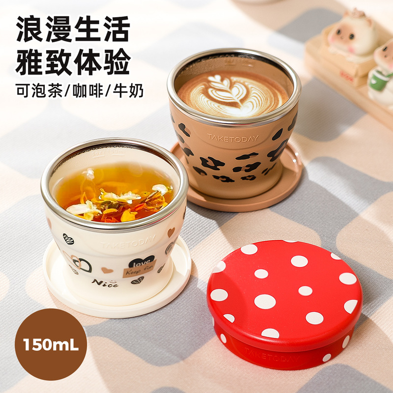 Exclusive Era Silicone Folding Water Cup for Good-Looking Girls, Light Luxury Travel Folding Cup, Camping Mouthwash Cup, High Resistance Exclusive Era Silicone Folding Water Cup for Good-Looking Girls, Light Luxury Travel Folding Cup, Camping Mouthwash Cup, High Resistance