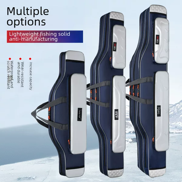 Manufacturer Straight Hair Fishing Gear Bag Fishing Rod Bag Multifunctional Fishing Bag Large Capacity Sea Rod Big Belly Bag Backpack Wholesale