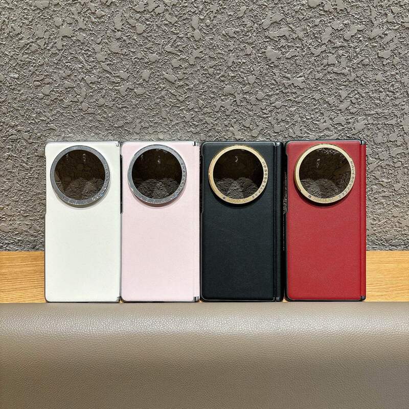Luxury series center shaft is suitable for Huawei MateX6 plain skin protection Swarovski diamond phone case