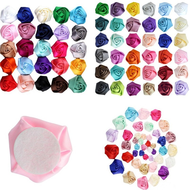 Factory hot -selling polyester with three -dimensional bud rose