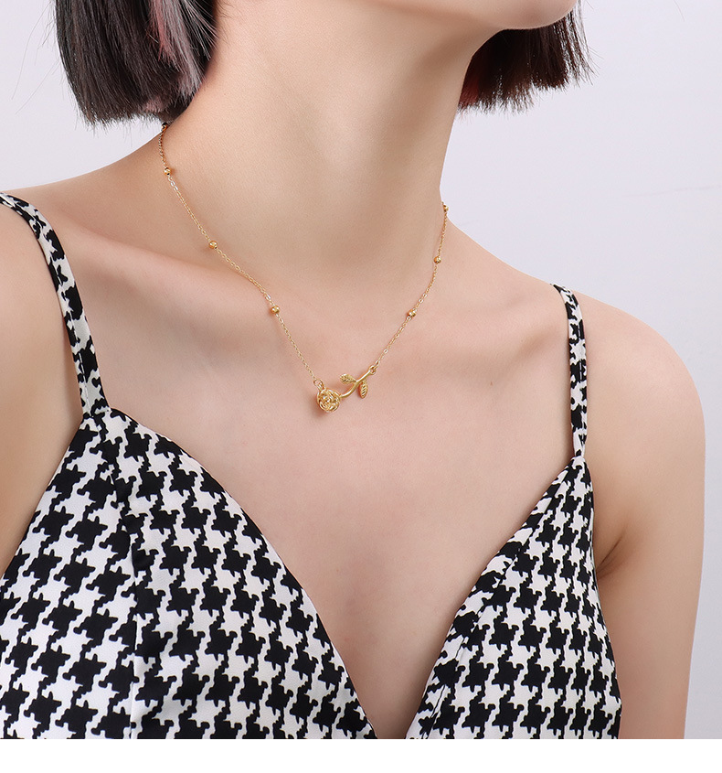 French style ins jewelry C-shaped double ring detachable geometric earrings titanium steel 18k earri