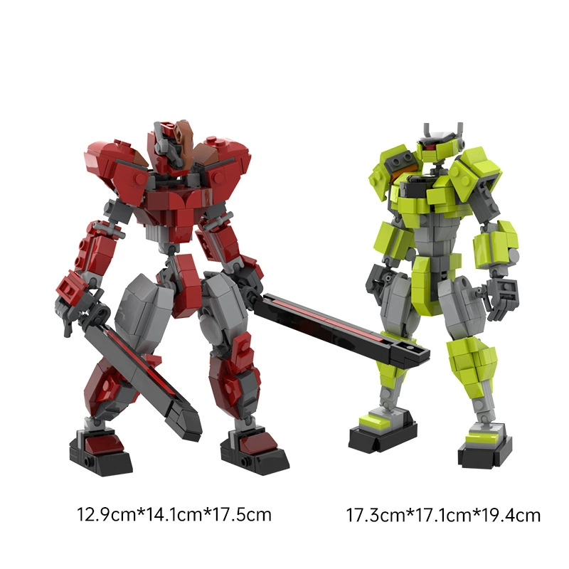 Small Buildmoc детали совместимы с детскими конструктором Lego Spector Mech, робот-меха