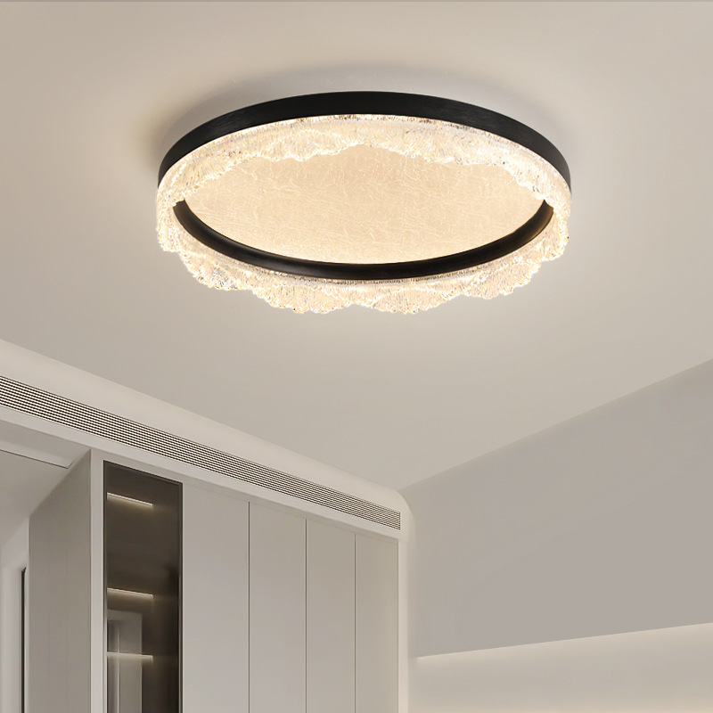 Lámpara de techo de dormitorio de lujo ligero italiano 2025 nuevo sentido lámpara de techo de habitación inteligente creativa moderna