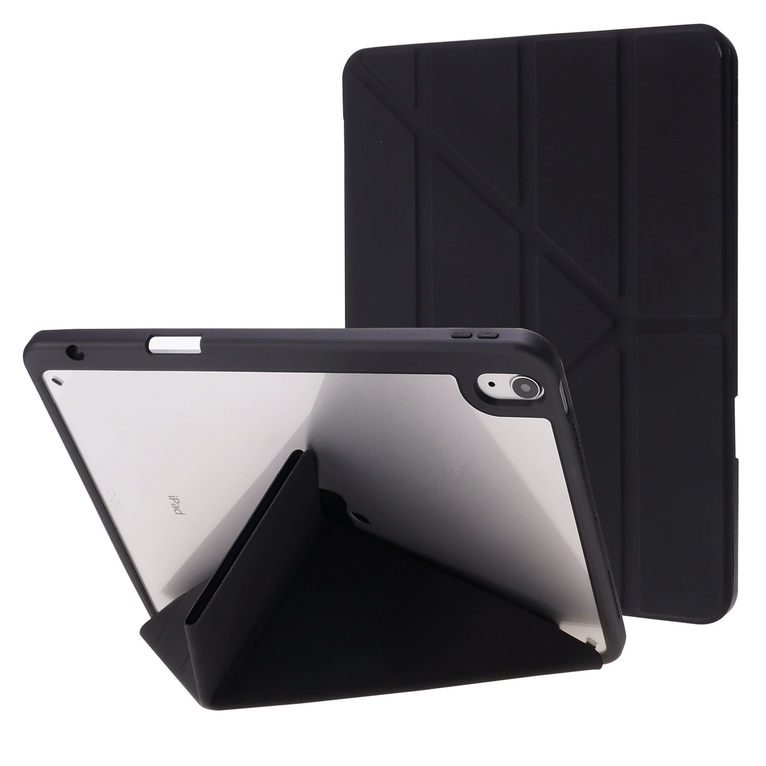 Подходит для iPad 10-го поколения акриловая прозрачность деформация 10.9 двух-в-одной мягкий боковой паз PRO11 корпус планшета