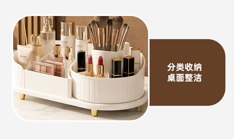 Kosmetik-Aufbewahrungsbox drehbarer Lippenstifthalter