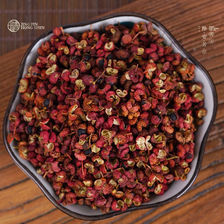 Sichuan Hanyuan Red Sichuan Peppercorn (Zanthoxylum bungeanum) — Da Hong Pao Mala Spice for Hot Pot preparation