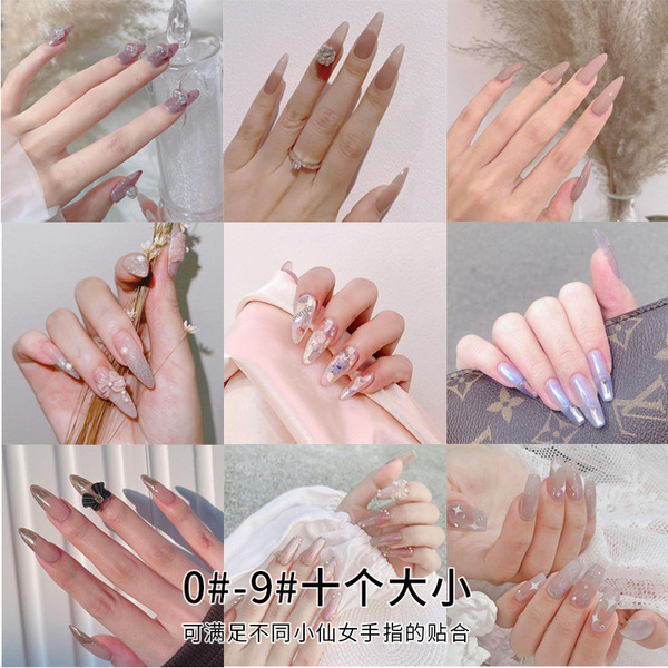 ultra thin fake nails for manicure