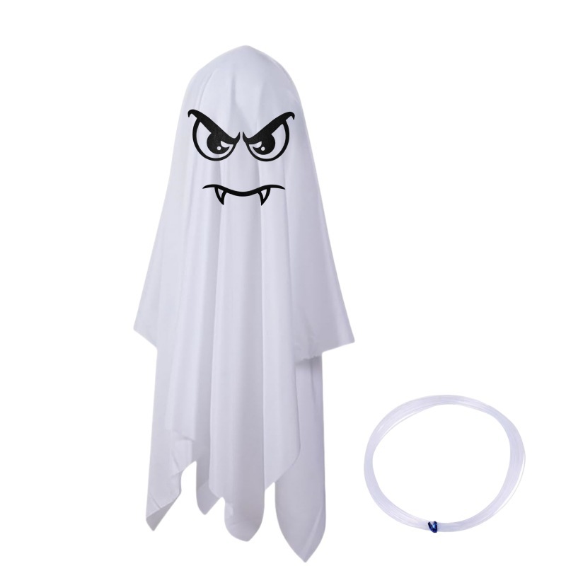 Colgante fantasma de Halloween Decoración de jardín de Halloween Linterna Suministros de fiesta Decoración de escena Colgante de decoración de calabaza