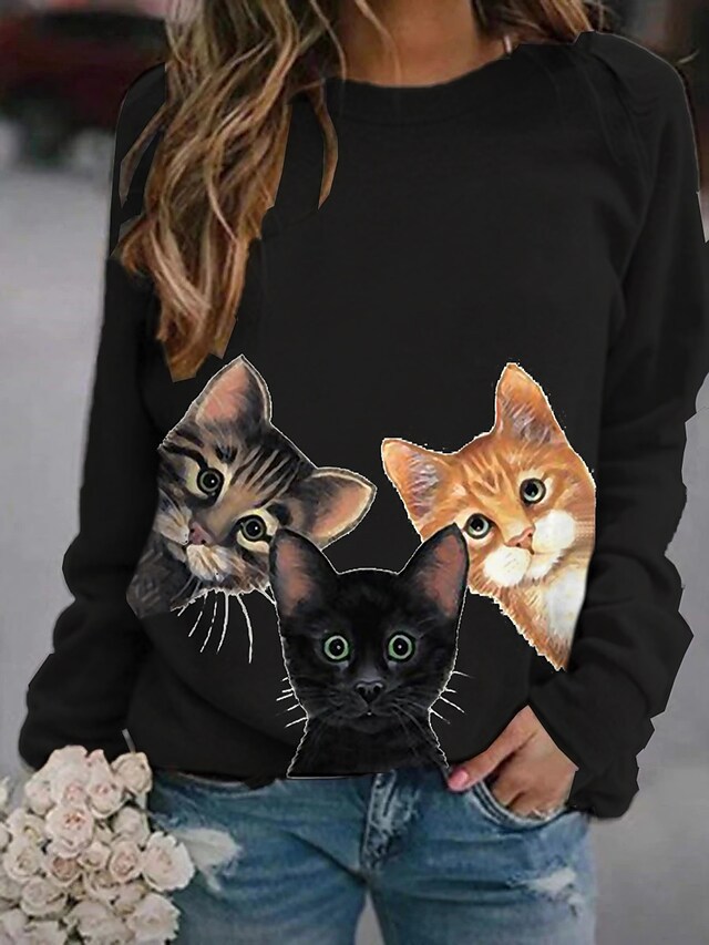 Black Cat Sweatshirt