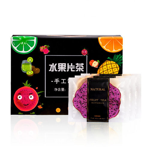 Internet celebrity drink fruit tea fruit slices dried fruit tea mixed combination small bag lemon flower independent package cold brew