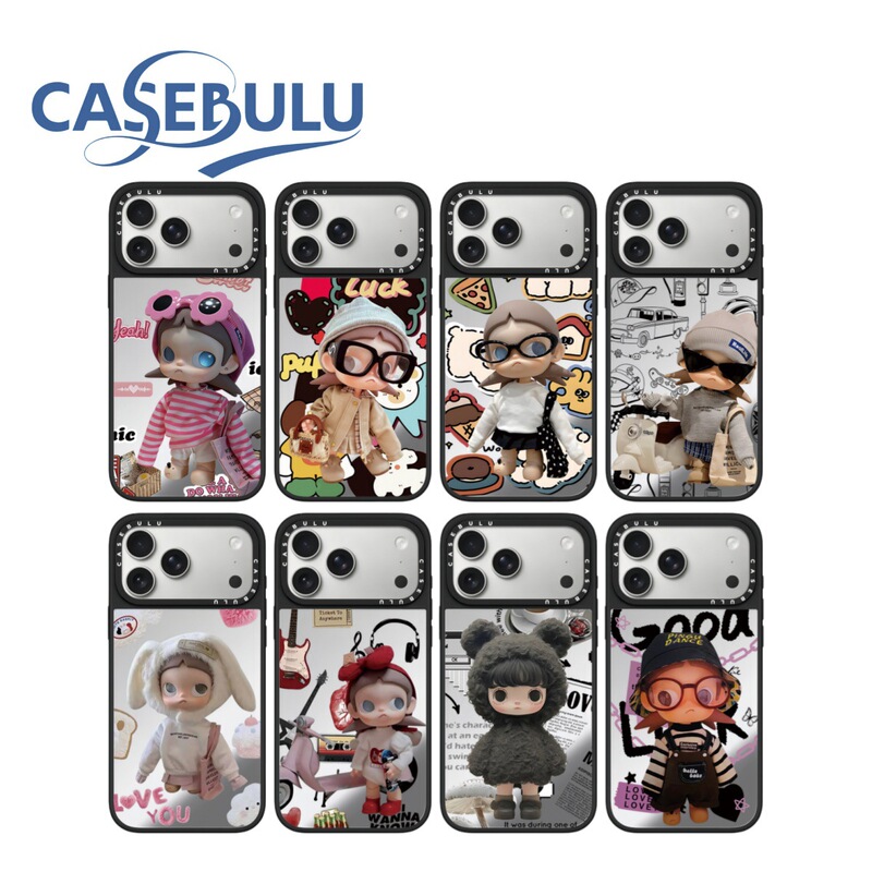 Casebul Cute Gazi Sister Phone Case for Apple iPhone 17 Pro Max 16 Pro Trendy Brand 15 Mirror Surface Casebul Cute Gazi Sister Phone Case for Apple iPhone 17 Pro Max 16 Pro Trendy Brand 15 Mirror Surface