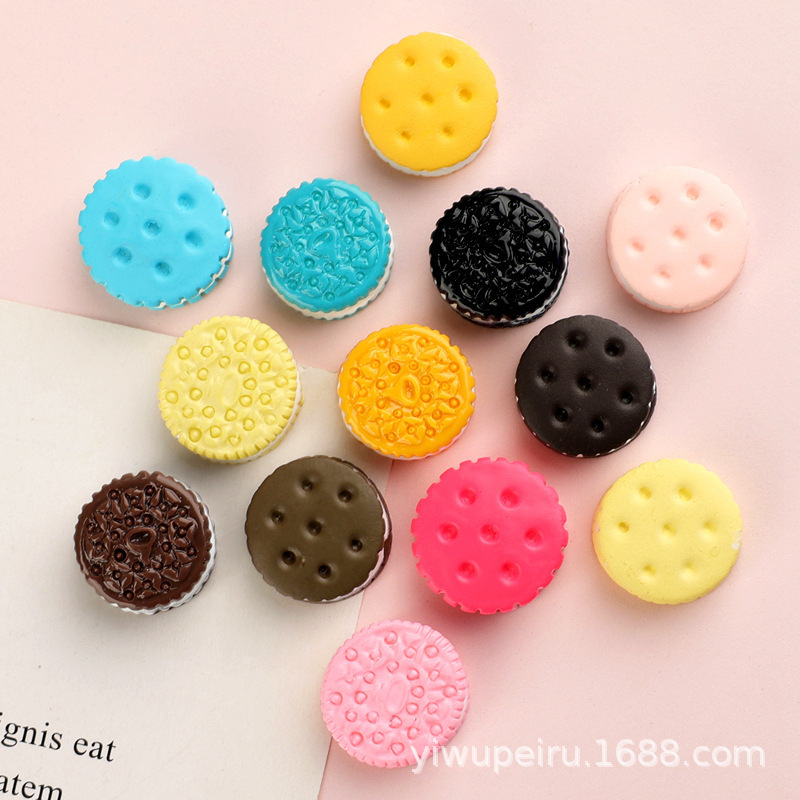 Ink Pad Sandwich Ollie Accessories Cake Play Biscuit Resin Accessories Kidsren's Ollie DIY Cream Glue Stationery Box