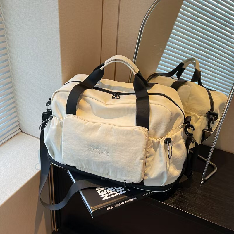 Travel Bag for Women, Lightweight Portable Travel Luggage Bag, Large Capacity Foldable Storage Bag, Dry and Wet Separation Gym Bag Travel Bag for Women, Lightweight Portable Travel Luggage Bag, Large Capacity Foldable Storage Bag, Dry and Wet Separation Gym Bag