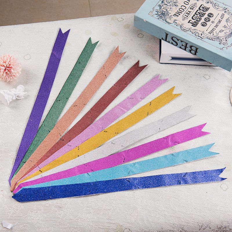 Envío libre 30 regalos de vacaciones embalaje Garland Glitter película guirnalda cristal guirnalda Navidad boda arco mano guirnalda