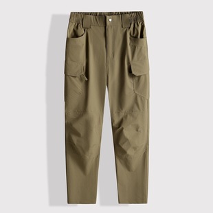 2025 Spring New Men's Plus Size Sports Casual Pants Straight Cargo Pants Men's Trousers