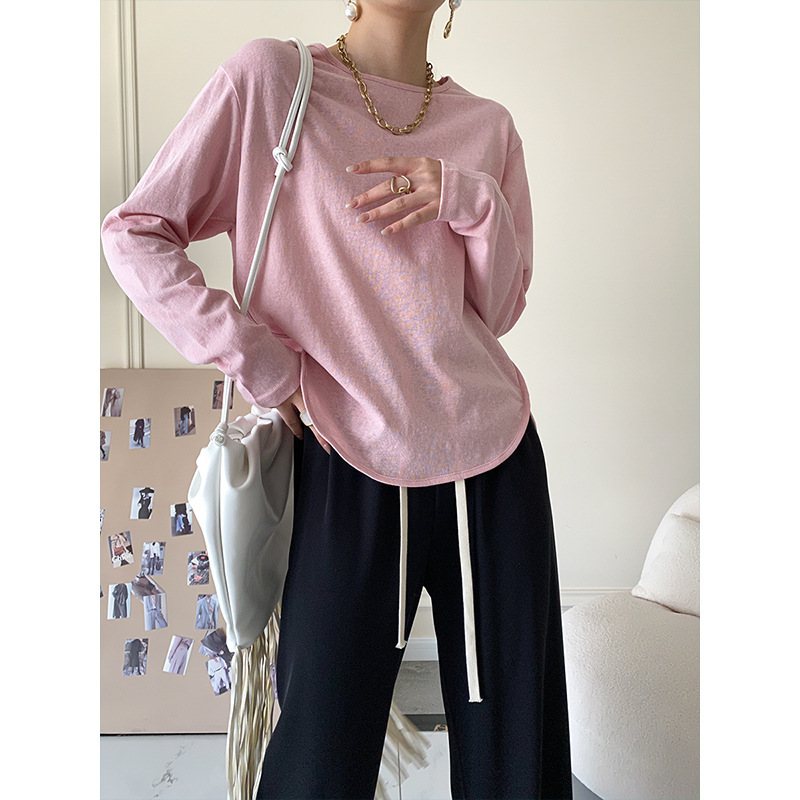 Sinan Thin and Soft Snowflake Cotton Sun Protection Shirt Long-Sleeved T-Shirt for Women Summer Thin Style 2026 New Model Sn1518