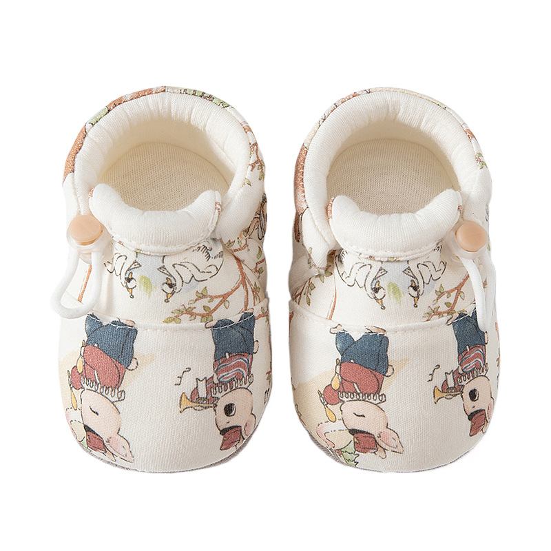 Baby Shoes Spring, Autumn and Winter Thickeneded Pre-Step Shoes for Male and Female Babies 0-3-12 Months to 1 Year Old Shoes Soft Sole Anti-Slip