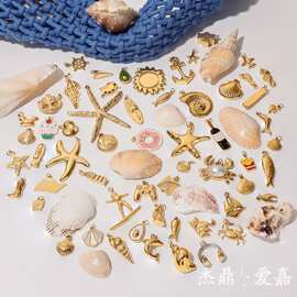 杰鼎欧美跨境钛钢手链diy饰品配件不锈钢项链吊坠挂件配饰品材料