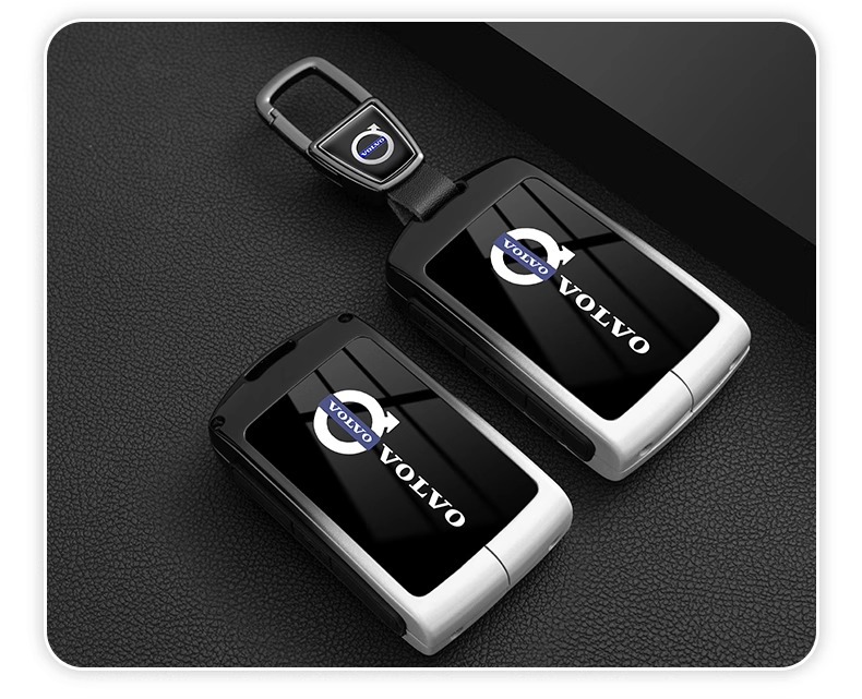 Special 2025 Volvo Em90 Key Cover Bluetooth Entity Em90 High-End Key Bag Buckle Shell Metal for Men and Women