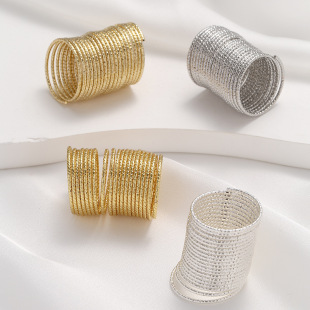 18k����ɫ�~���������ݼyӛ����ָȦ���A��ָ����DIY�Ʒ���
